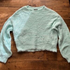 Fuzzy Mint Green Wild Fable Sweater Y2K Pullover